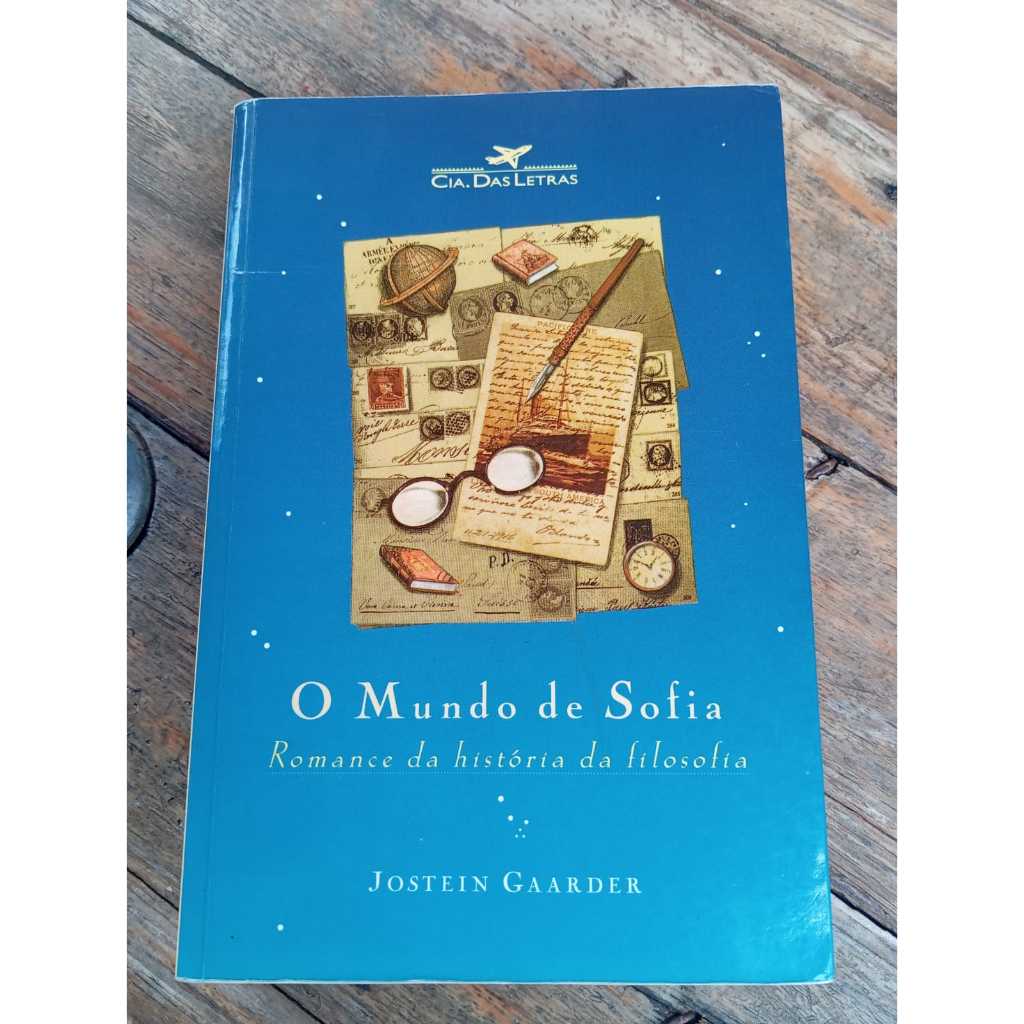 Livro CiaDas Letras Companhia Das Letras O Mundo de Sofia/O Dia do Curinga/Contos fantásticos do Séc XIX livros usados