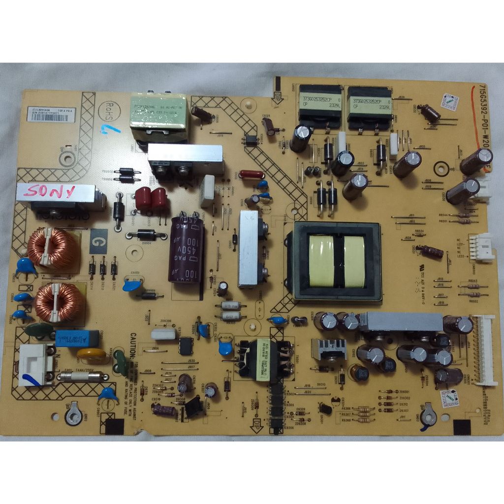 Placa Fonte Tv Led Sony Kdl 32ex355 715g5392- P01 -W20- 003e