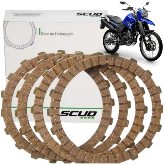DISCO EMBREAGEM FAZER 250 LANDER 250 TENERE 250 ORIGINAL SCUD