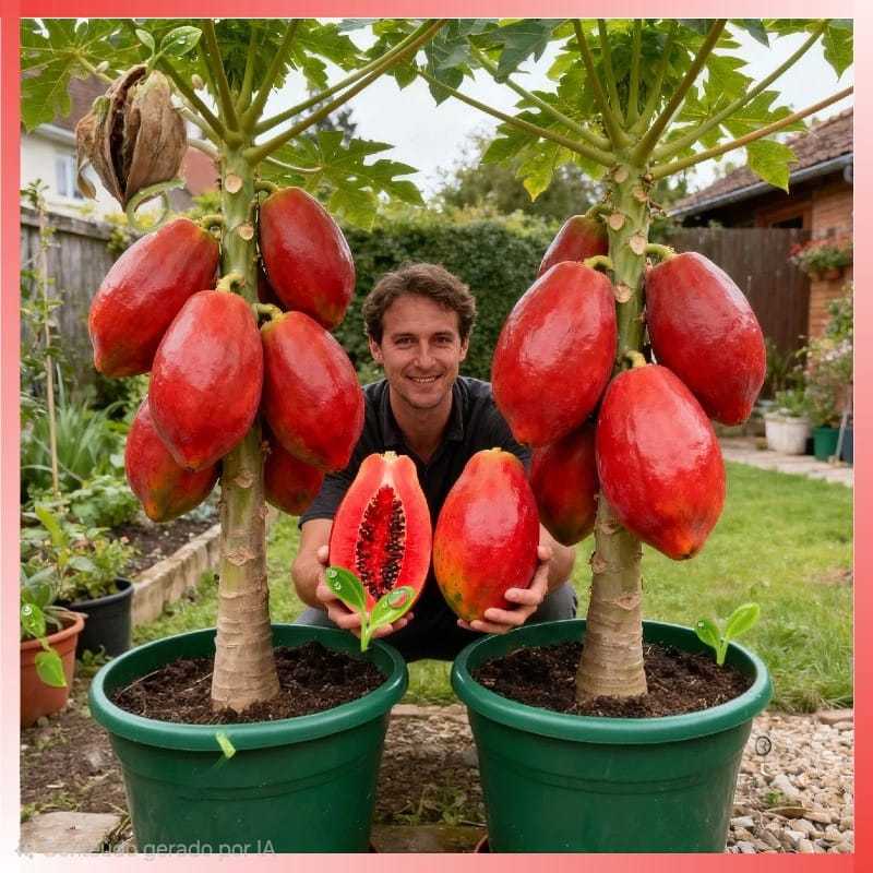 Mamão Vermelho Tailandês Para Vaso 10 Sementes de Qualidade em Oferta na Shopee