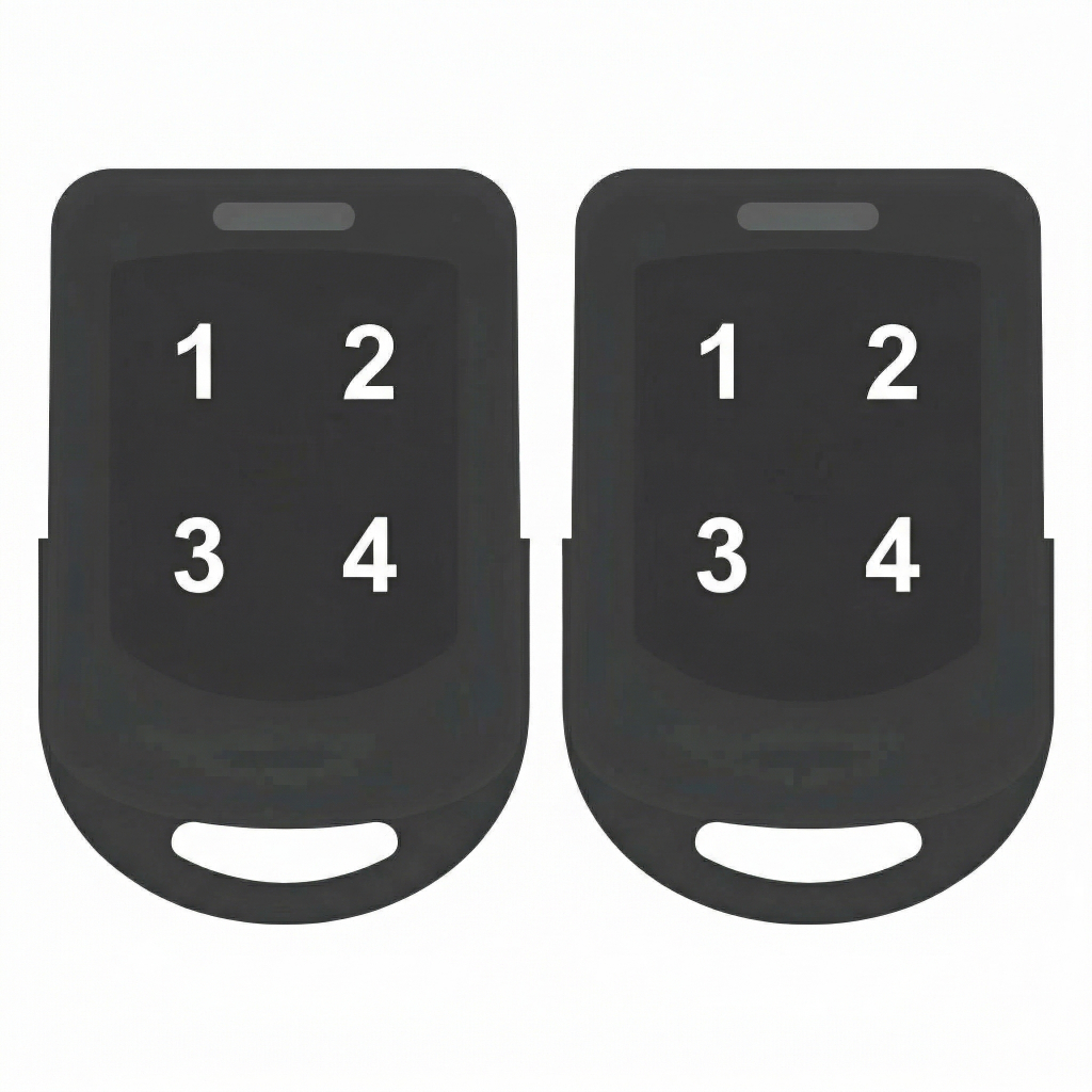 Kit 2 3 4 5  Controle Remoto À Prova D'água 433MHz Universal para Portão Eletrônico Portão Garagem