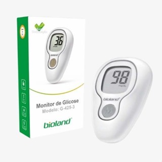 Kit Aparelho Medidor de Glicose Bioland G425-3 em Oferta na Shopee