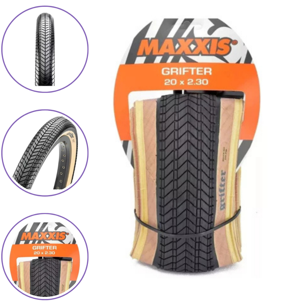 Pneus Aro 20 Bmx Bike Maxxis Grifter 20x2.30 Kevlar