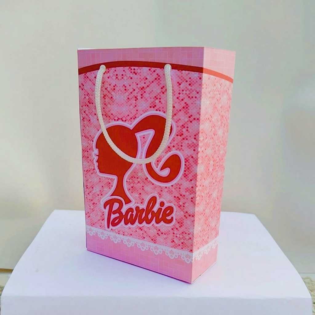 ENVIO RÁPIDO Kit Sacolinha Surpresa FestaPersonalizados BARBI Lembrancinhas | Aniversário | PEGUE E MONTE