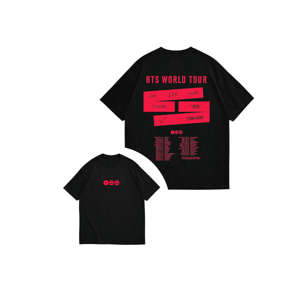 Camiseta BTS is Back Bangtan Kpop ARIRANG Feminina Masculina Show Mundial BTS World Tour 2026