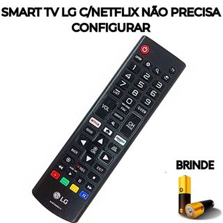 Controle Remoto LG Smart TV Netflix Amazon Prime YouTube Compatível Pronto Para Uso