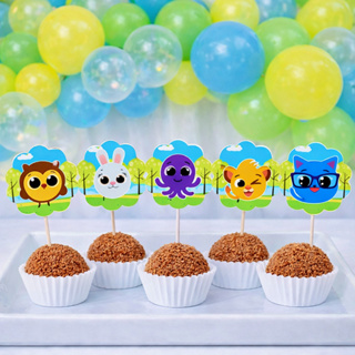 Topper de docinhos ou cupcake BOLOFOFOS/tags BOLOFOFOS/Festa BOLOFOFOS em Oferta na Shopee