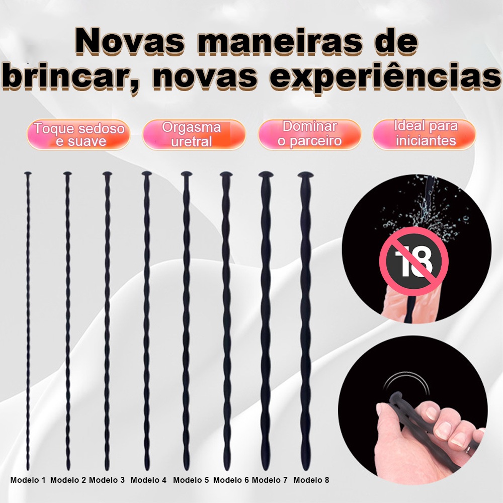 Kit Vara Uretral Silicone 30cm 36cm 8 Tamanhos 3mm a 11.5mm Macia Flexível Hipoalergênica em Oferta na Shopee