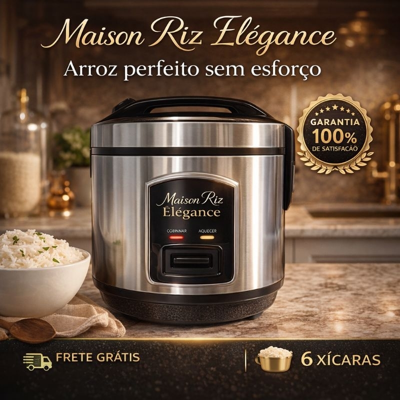 Panela Eletrica Inox 6xic Capac Preparo Arroz Automatico Cozinha Facil
