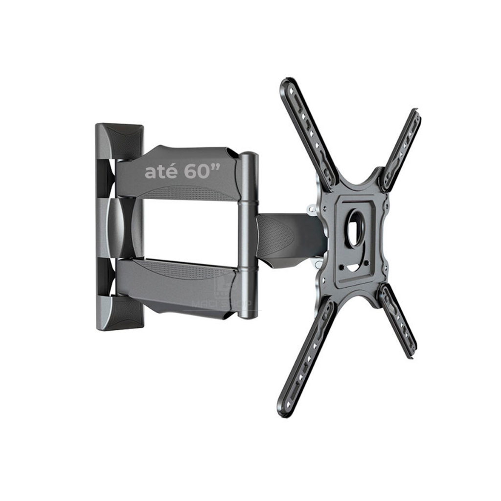 Suporte Articulado Para Tv 32'' a 60'' Lcd Led Plasma Samsung LG Universal de Parede 32 42 43 50 55 58 60 Polegadas