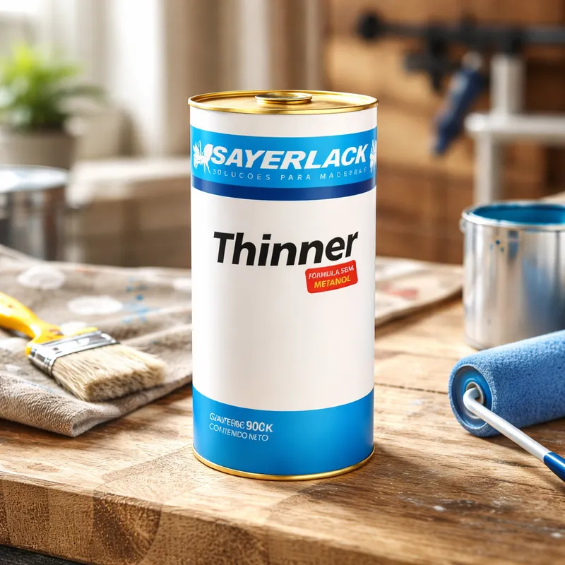 Diluente Rápido Thinner Profissional Limpeza Tintas Esmaltes Vernizes 900ml Sayerlack