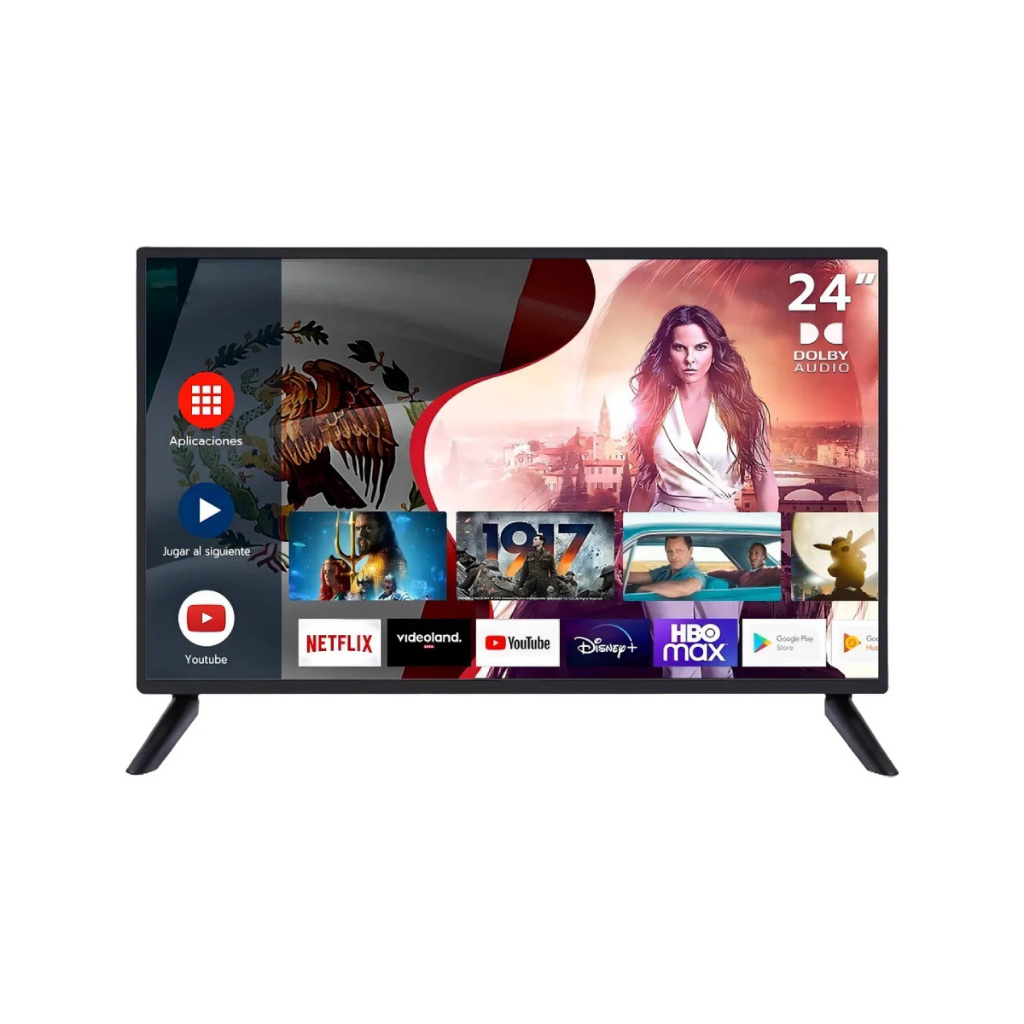 Smart Tv 24" Led Full Hd Wifi Usb Android Tv Vesa 110/240V