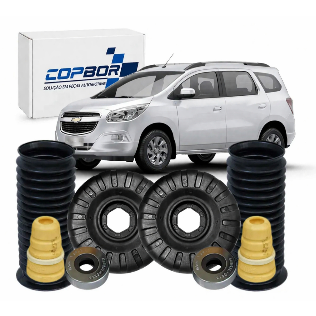 Kit Coxim Batente Amortecedor Dianteiro Spin 2013 até 2021