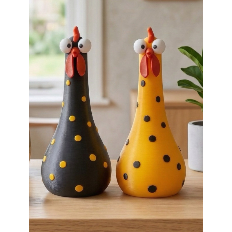 Galinha Decorativa Para Cozinha e área Gourmet em 2 tamanhos