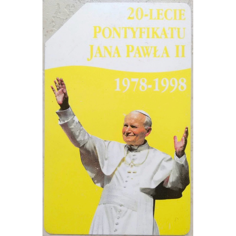 cartão importado papa João Paulo II - Polônia