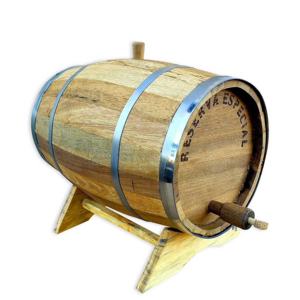 Barril Corote Tonel Madeira Louro Canela 10 litros Cachaça Pinga Whisky Scoth