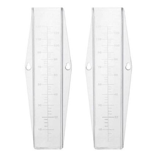 2 Un Pluviômetro Multitec - Medidor De Chuva - 130mm - Cunha