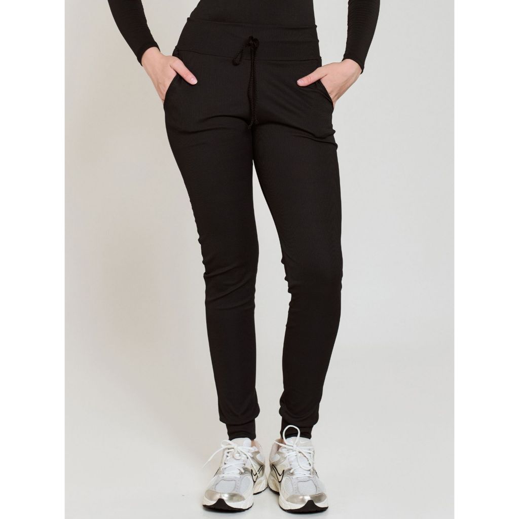 Calça Ribana Jogger canelado Academia Fitness
