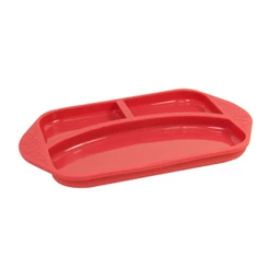 PRATO COM 3 DIVISÓRIAS EM SILICONE LEÃO MARCUS MARCUS