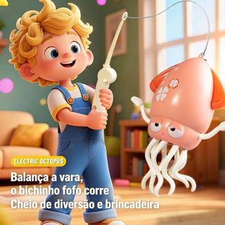 Polvo Dançante Automático, Brinquedo Educativo que Desvia de Obstáculos para Crianças-P21