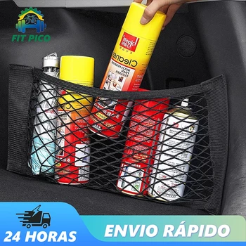 Organizador De Malha Do Porta-Malas Carro Rede De Armazenamento Da Cauda Bolsa Universal De Bolso Tamanho 25x50/25x80