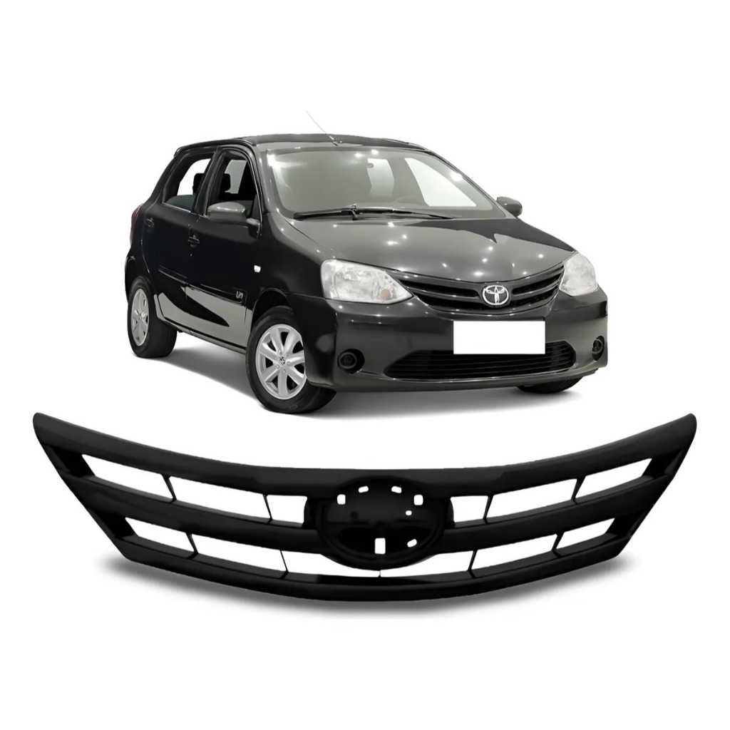 Grade Frontal Radiador Etios 2013 2014 2015 2016 2017 Preta