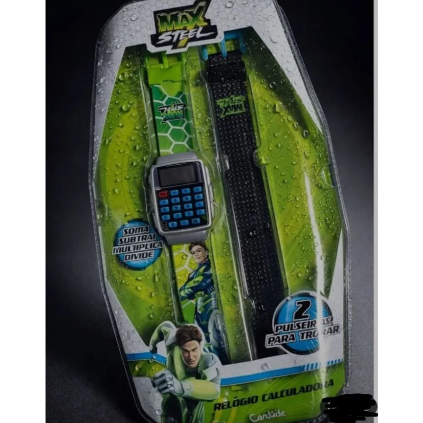 Relogio Infantil Digital Candide Calculadora Ben 10 Max Steel Pink Power PROMOÇAO LEIA DESCRIÇAO