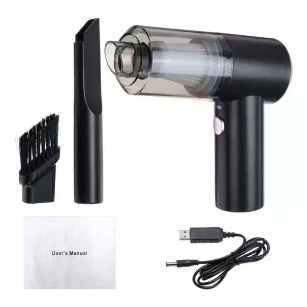 Aspirador Soprador Portátil Faz Vácuo 3 em 1 Multifuncional Sem Fio Automotivo