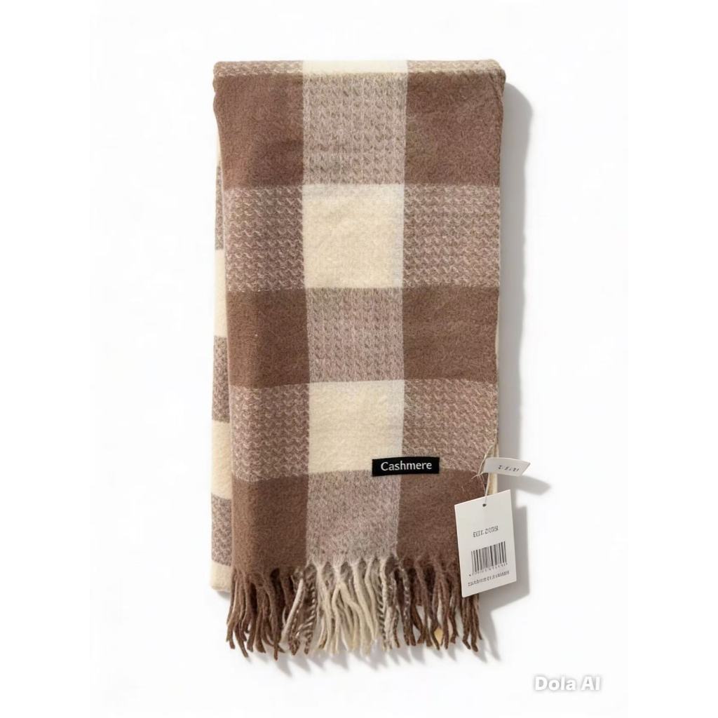Cachecol Xadrez Feminino Lenço Pashimina Echarpe Masculino Unissex Para Frio Inverno