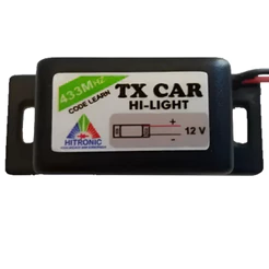 Controle Tx Car Blindado À Prova D Água Aciona Automatizador Cerca ou Alarme Com o Farol Alto do Veículo Freq 433,92