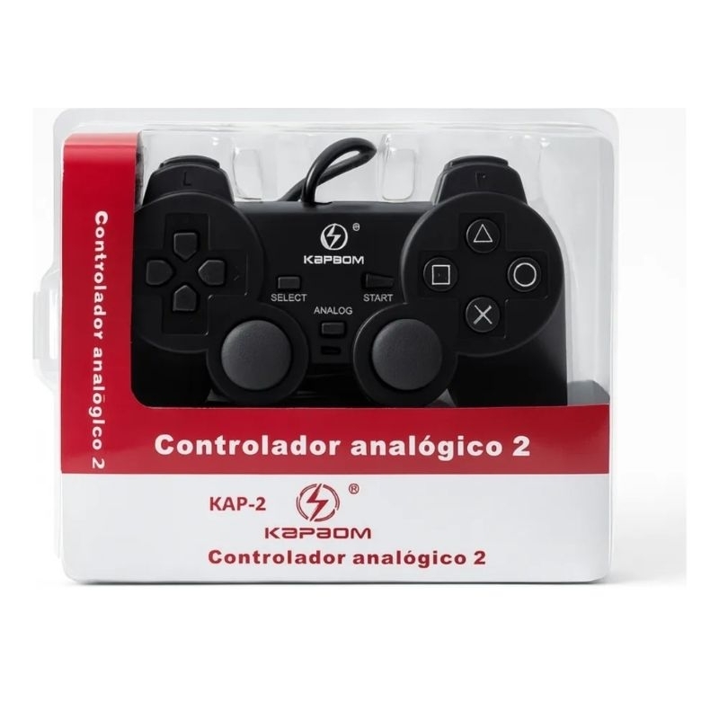 Controle Joystick Dualshock para PC, PlayStation 3, TvB0X, Nintendo wii (via Nintendont) e Android