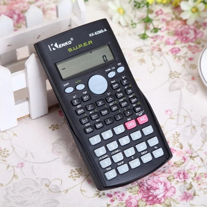 Calculadora Científica BK-82MS Profissional com Funções Avançadas – Trigonometria, Estatística, Frações, Potências e Raí