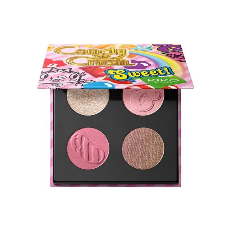 NOVO! Candy Crush™ Multi Finish Paleta De Sombras Kiko Milano ORIGINAL
