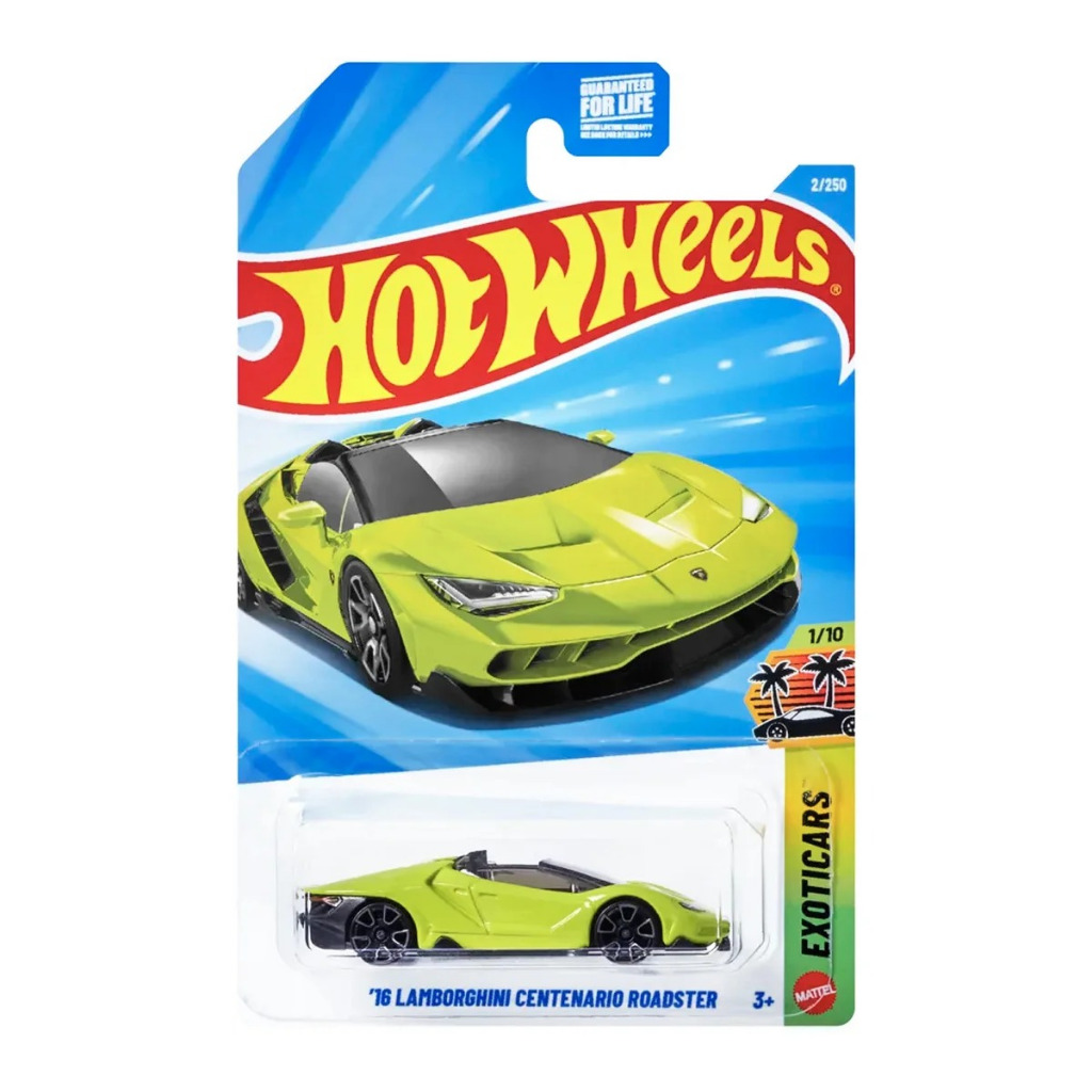 Carrinho Hot Wheels 16 Lamborghini Centenario Roadster - JJK74