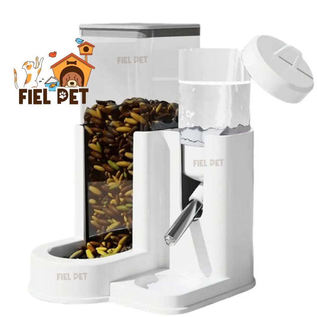 Comedouro E Bebedouro Dispenser Automático Para Hamster e Roedores
