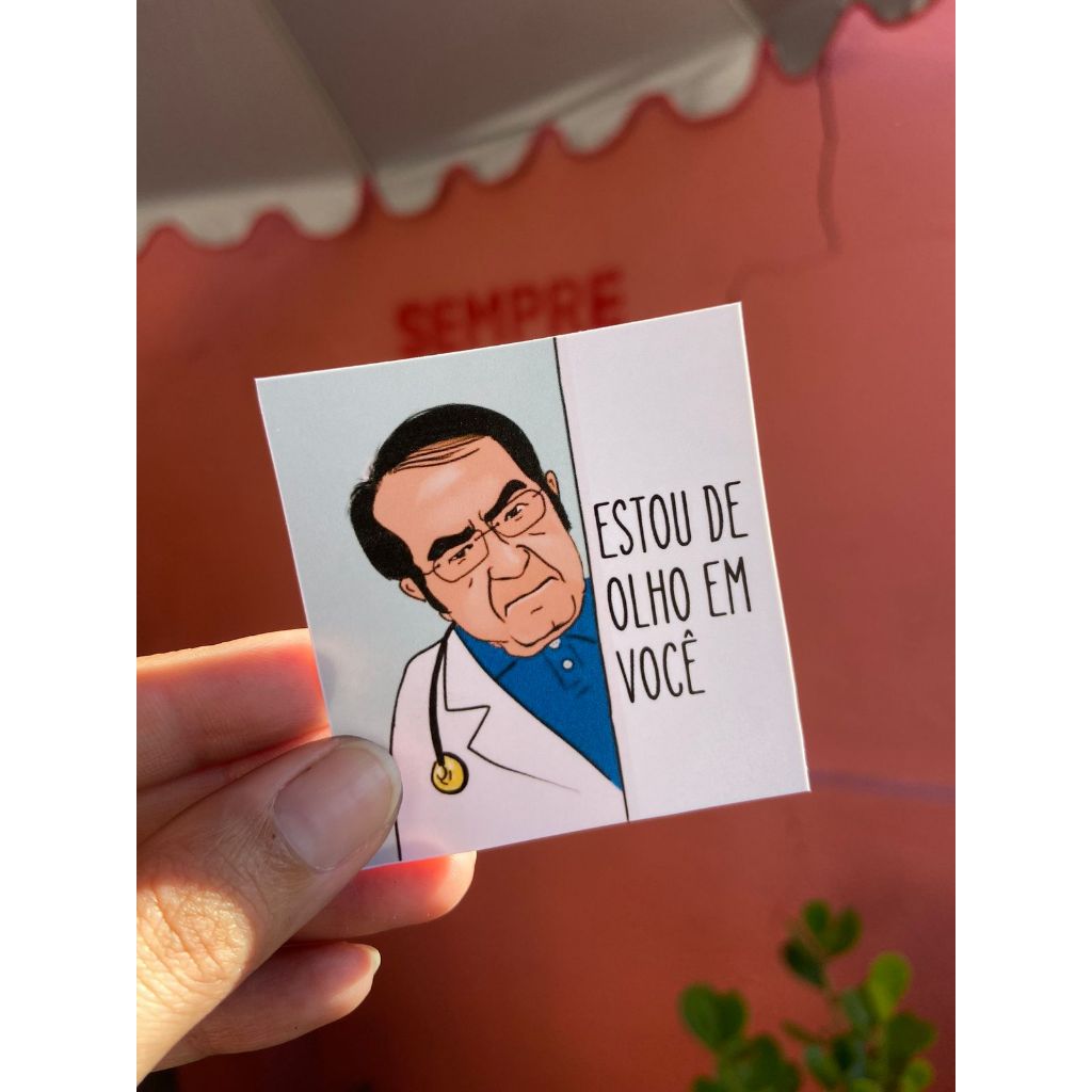 Imã Dr Now Quilos Mortais - Imã de Geladeira - Imã engraçado - Presente Criativo - Meio Amarga