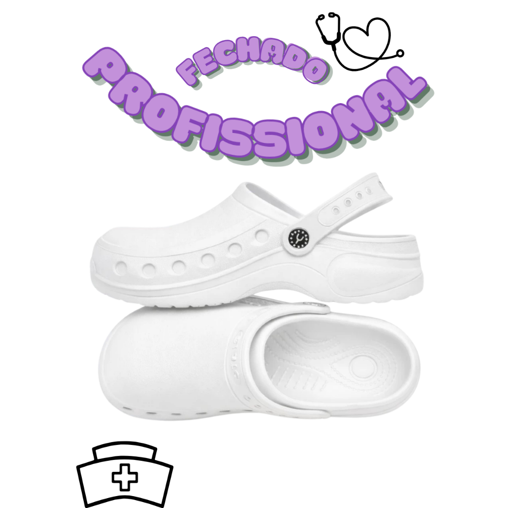 BABUCHE FECHADO PARA COZINHA, HOSPITAL, LIMPEZA; proteção higiene, antiderrapante conforto bota babuche estilo
