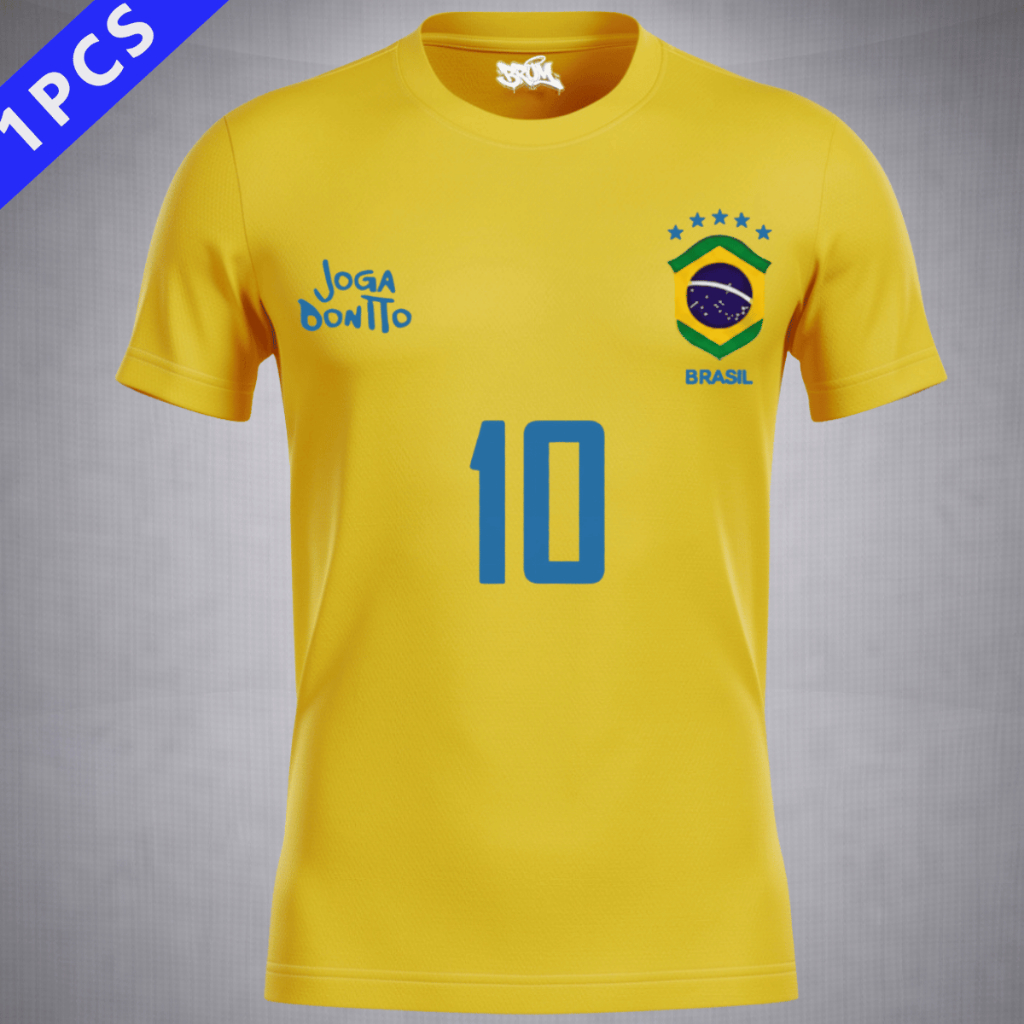 Camiseta Dry Fit Esportiva Masculina Estampa Brasil Camisa Esportiva Para Academia Treino Corrida