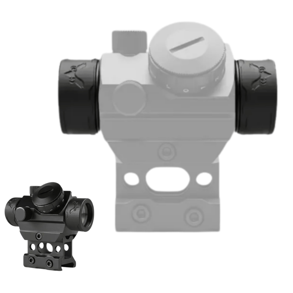 Protetor Red Dot Duplo De Acrilico Para T1 Tt2 4mm Airsoft Frontal ETraseira