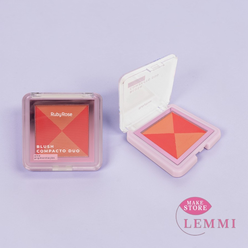 Blush Compacto Duo Ruby Rose HBF585