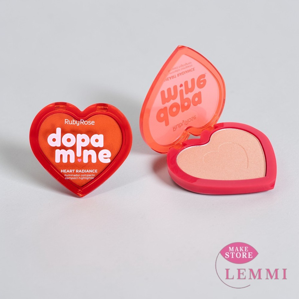 Iluminador Compacto Heart Radiance Dopamine RUBY ROSE