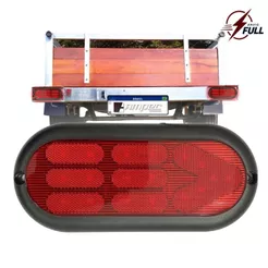 Lanterna Traseira Carretinha Universal 18 Leds Vermelha Bivolt Lanterna Reboque