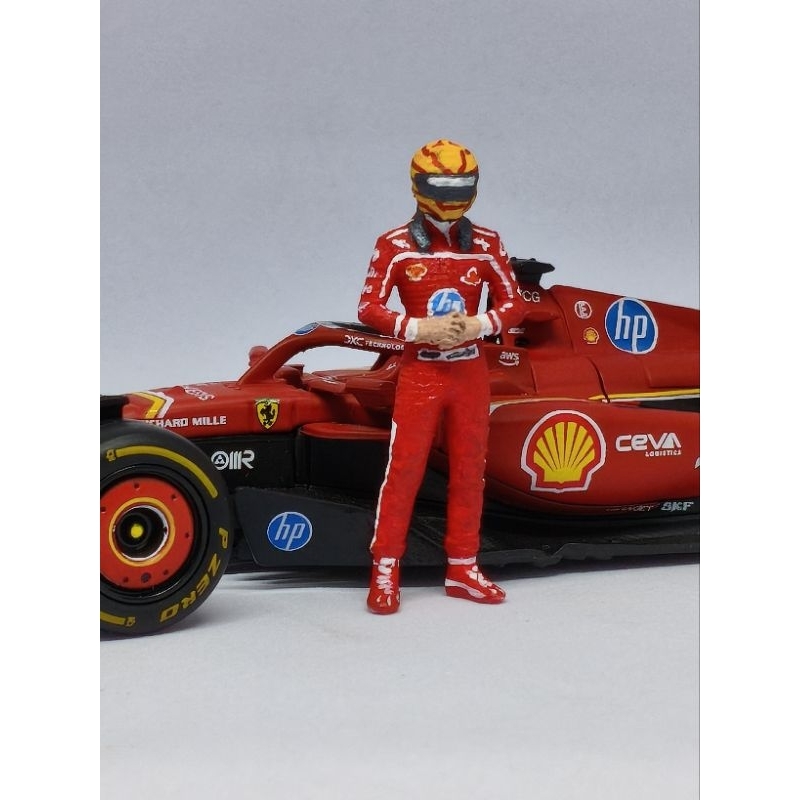 Miniatura Lewis Hamilton heptacampeão de F1 - 1:43