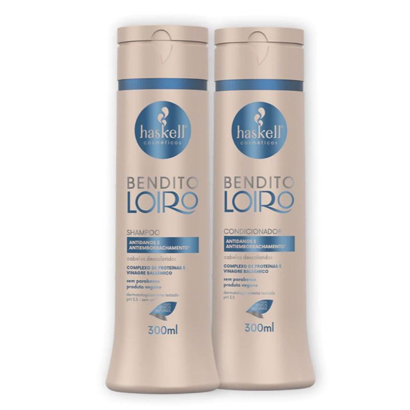 Kit Haskell Bendito Loiro Shampoo Condicionador 300ml