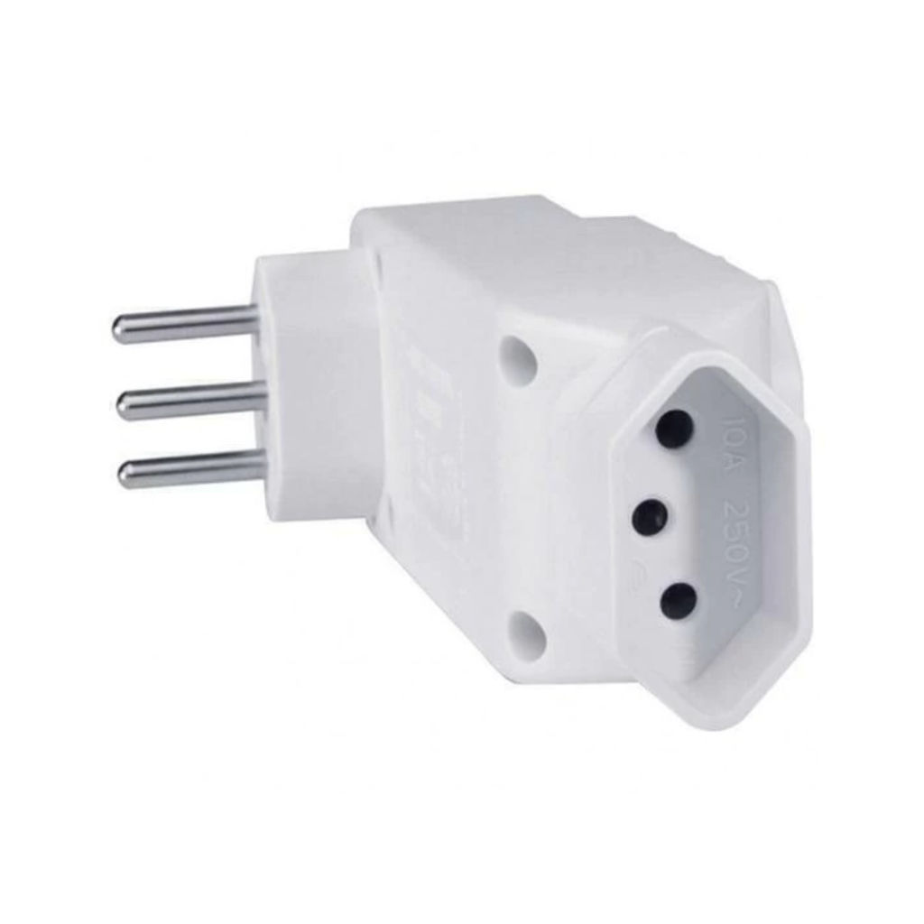 Adaptador 4 Tomadas Tripolar com Botão Liga/Desliga Bivolt