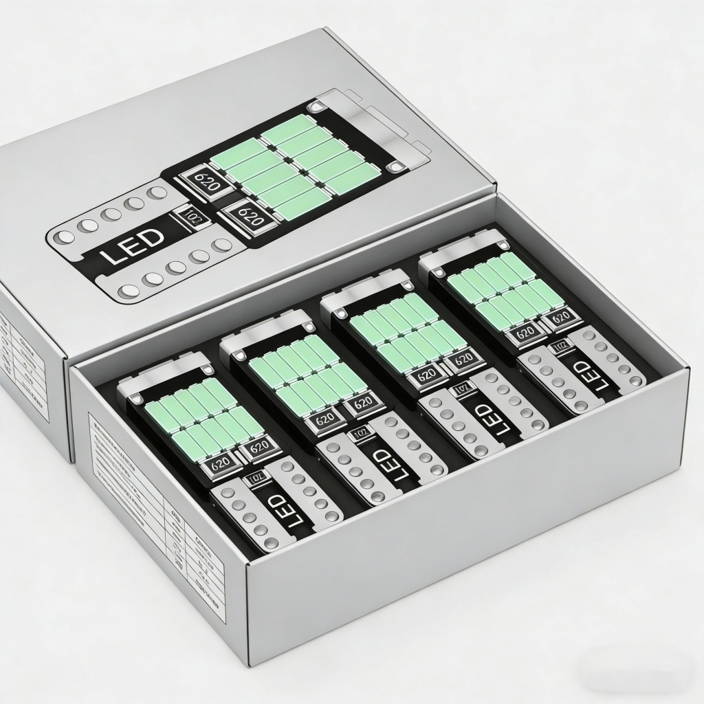 Kit 2/4 Lampada T10 26 Led Cambus Canceller Branca Atacado