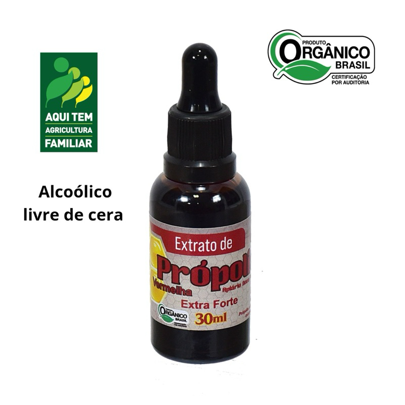 Extrato de Própolis Vermelha 70% Orgânico