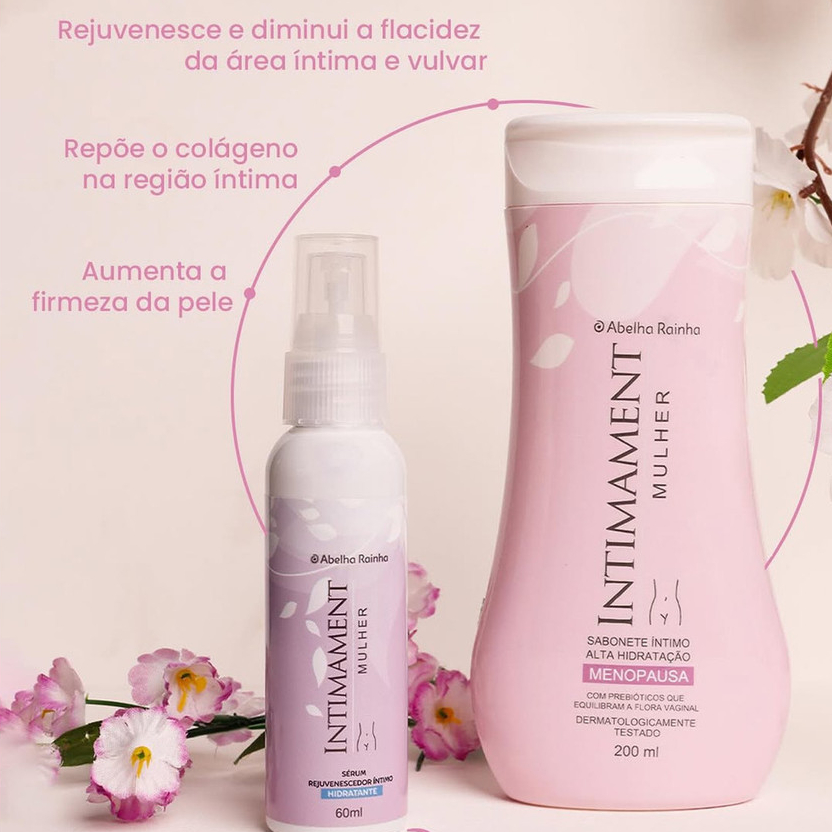 Kit Íntimo Menopausa  Limpeza Suave + Sérum Rejuvenescedor