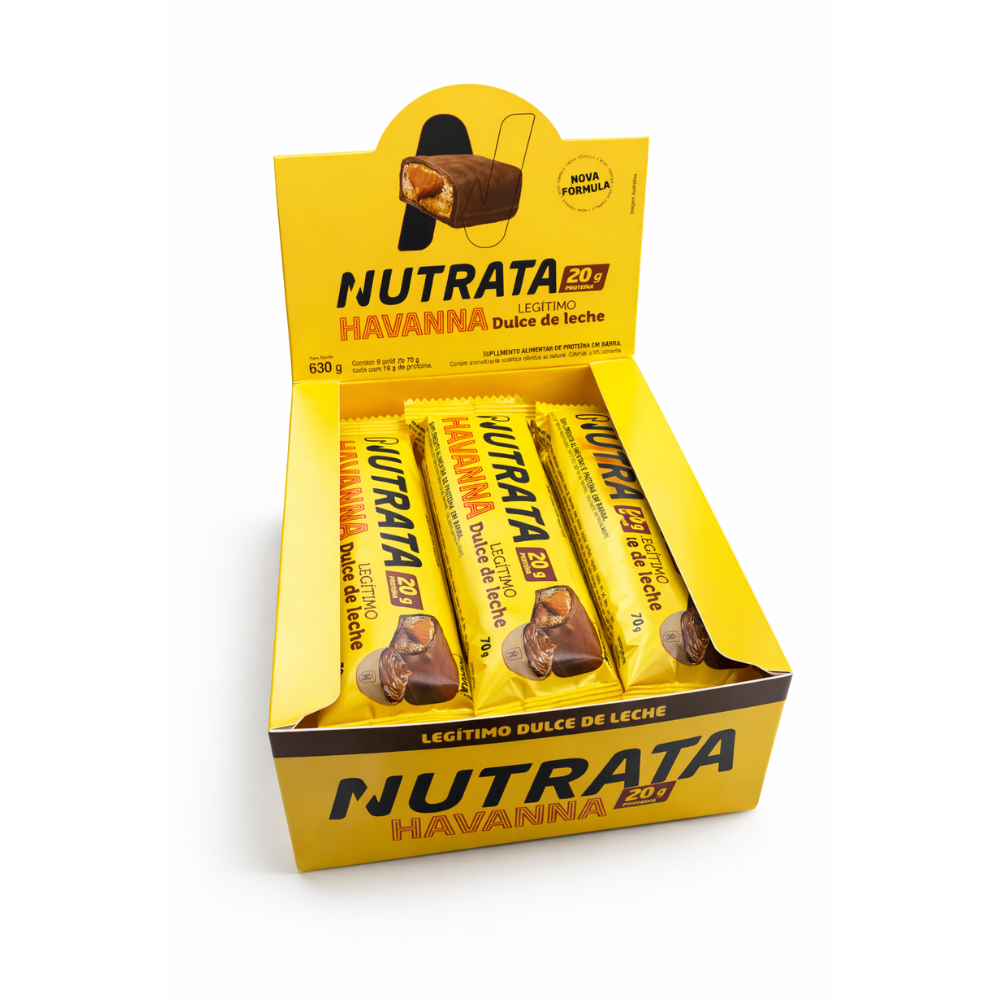 Havanna Doce de Leite Nutrata 70 g – Display com 9 Unidades