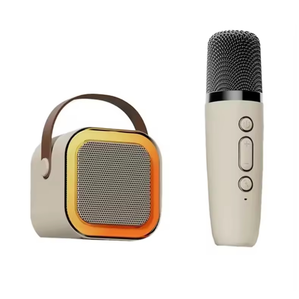 Caixinha de Som Bluetooth Karaokê Infantil 1 Microfone